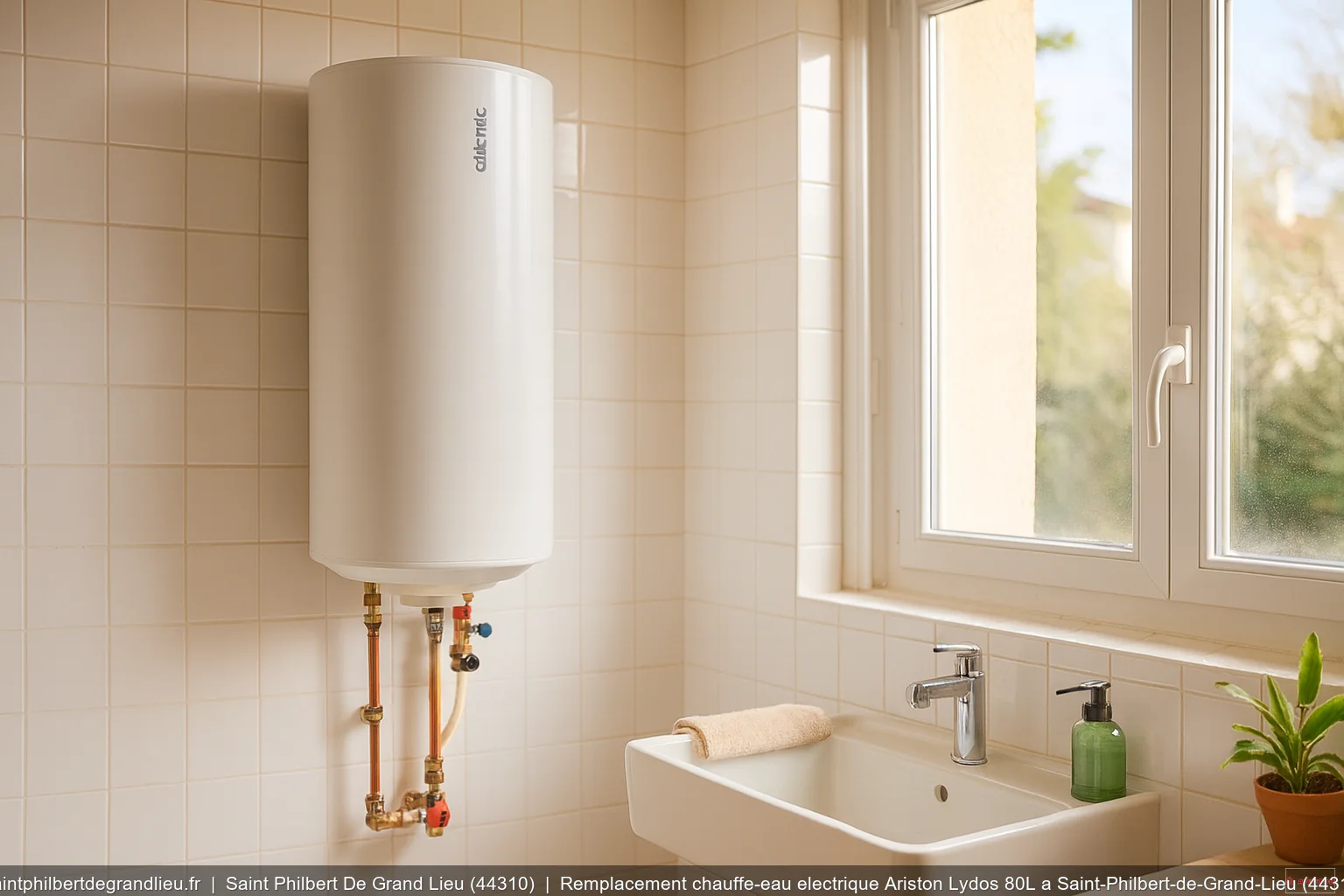 Remplacement chauffe-eau electrique Ariston Lydos 80L a Saint-Philbert-de-Grand-Lieu (44310)
