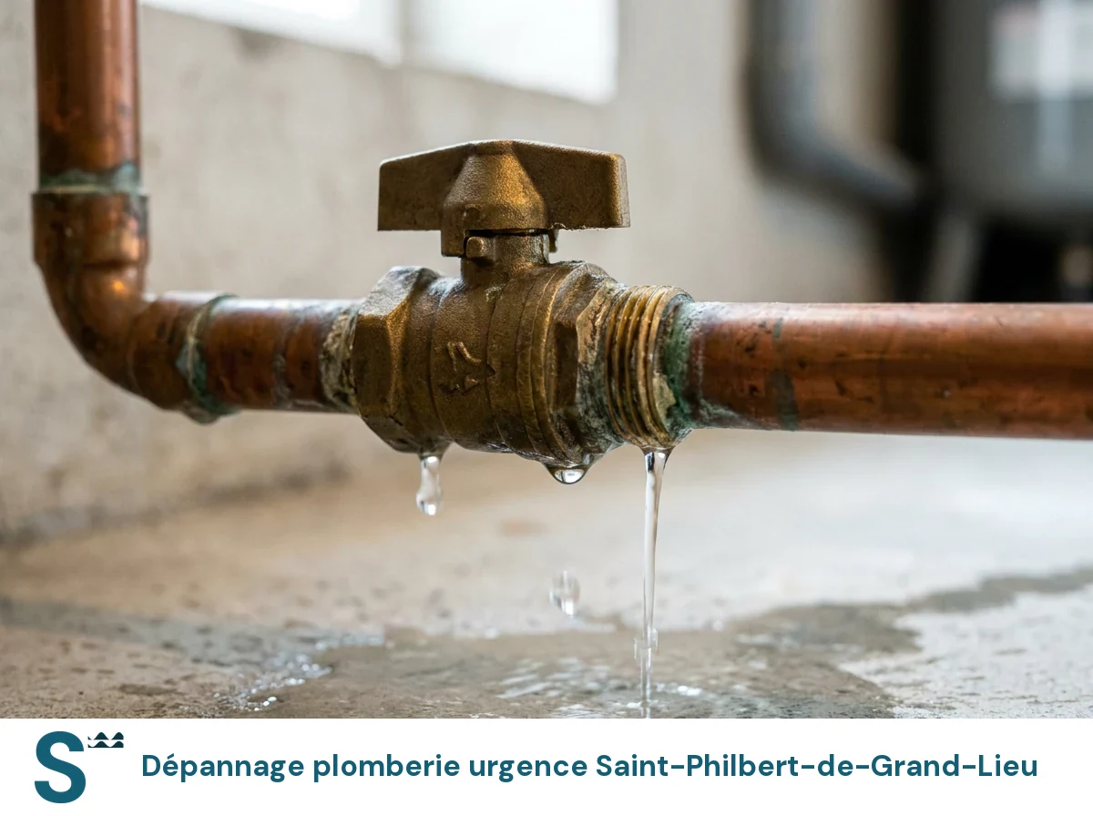 Dépannage plomberie urgence à Saint-Philbert-de-Grand-Lieu