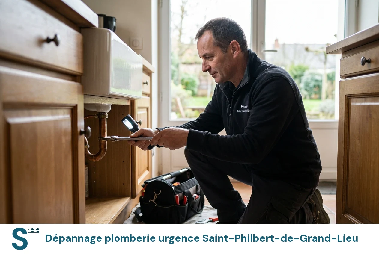 Dépannage plomberie urgence à Saint-Philbert-de-Grand-Lieu