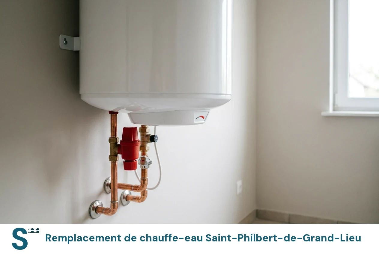 Remplacement de chauffe-eau à Saint-Philbert-de-Grand-Lieu