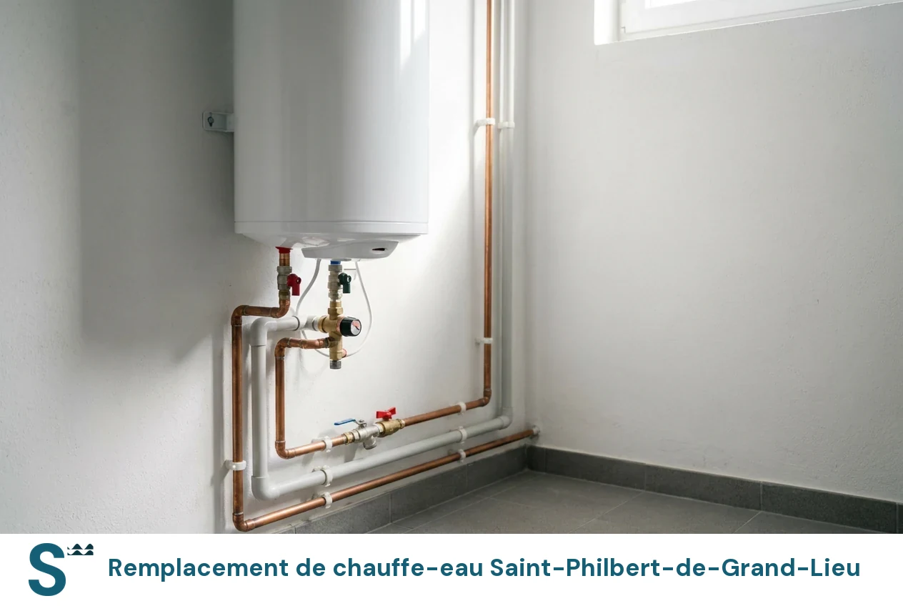 Remplacement de chauffe-eau à Saint-Philbert-de-Grand-Lieu