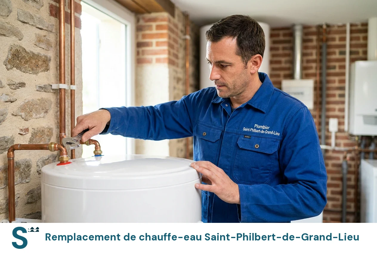 Remplacement de chauffe-eau à Saint-Philbert-de-Grand-Lieu