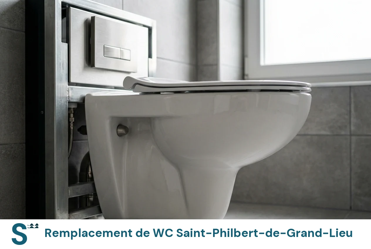 Remplacement de WC à Saint-Philbert-de-Grand-Lieu