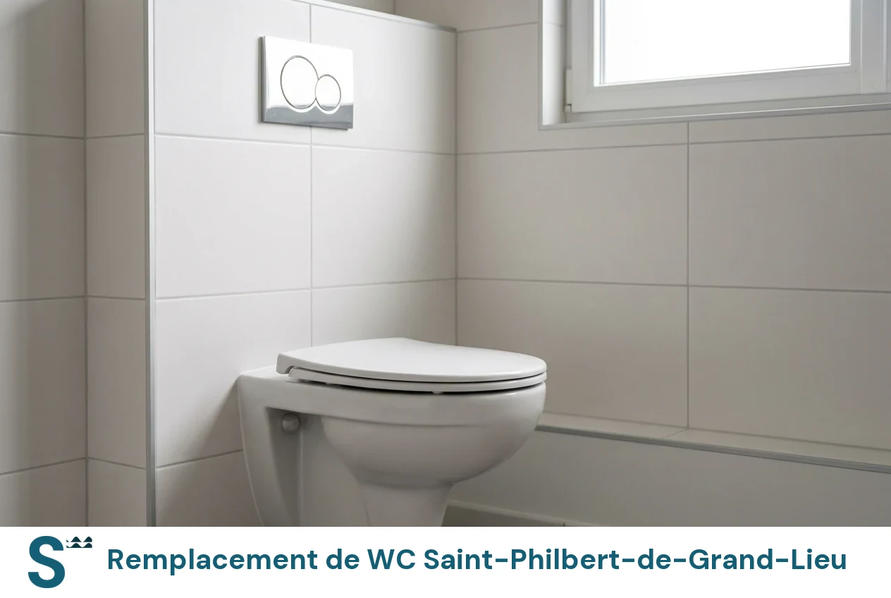 Remplacement de WC à Saint-Philbert-de-Grand-Lieu