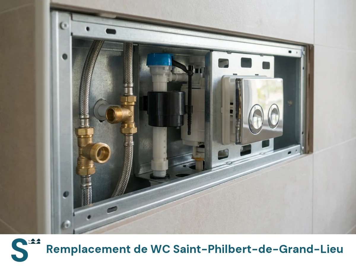 Remplacement de WC à Saint-Philbert-de-Grand-Lieu